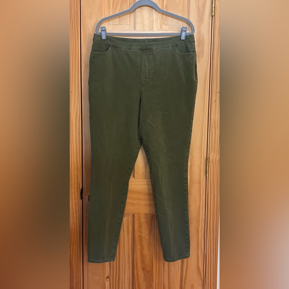 Isaac Mizrahi Live! Tall 24/7 Stretch Slim Pants with Pockets 18WT